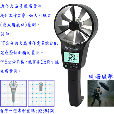 金屬葉片風速計